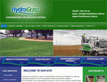 Tablet Screenshot of hydrograss.com.au